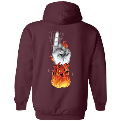 GGM (God Got My Back) Orange Zip Up Hoodie