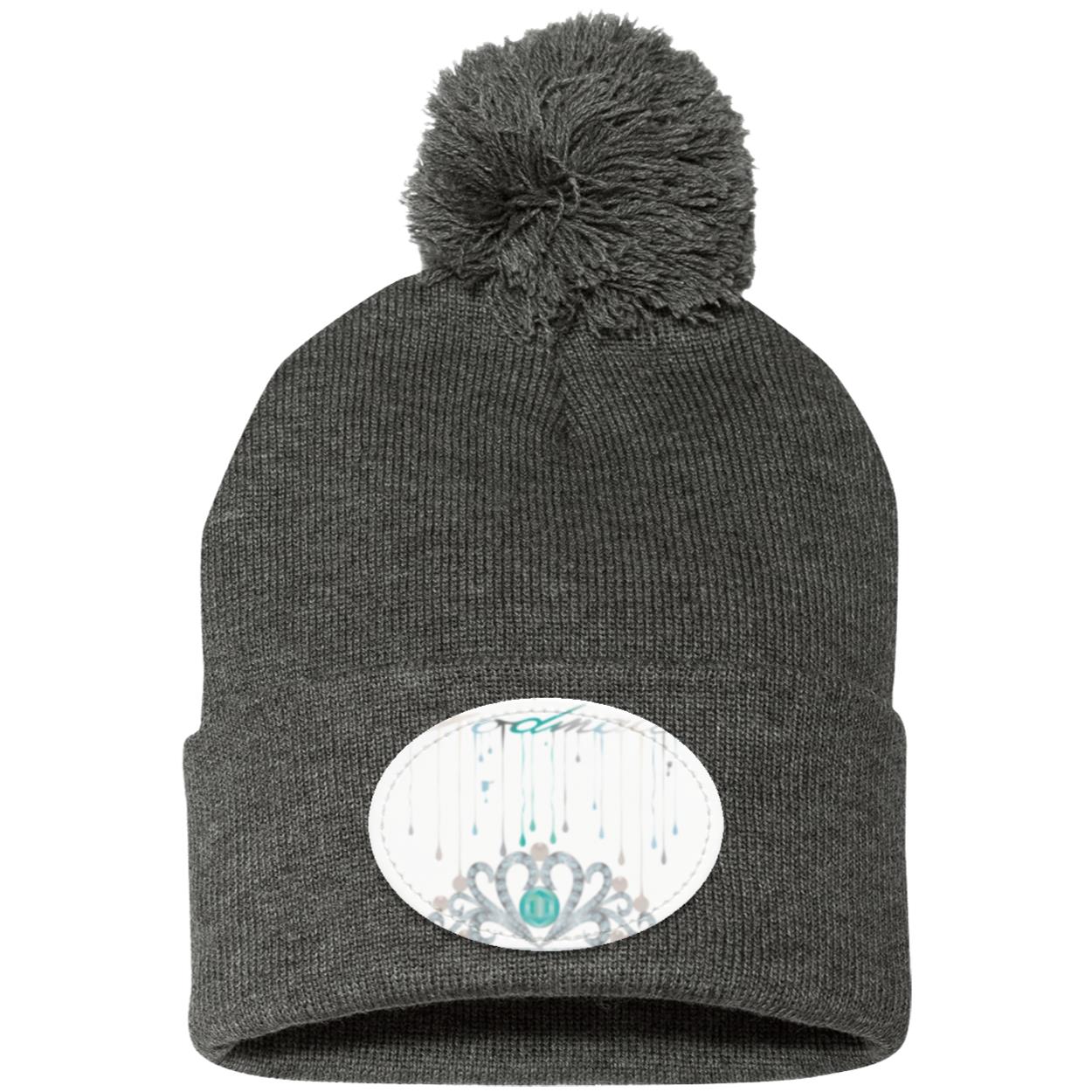 Ladies' Pom Pom Knit Cap