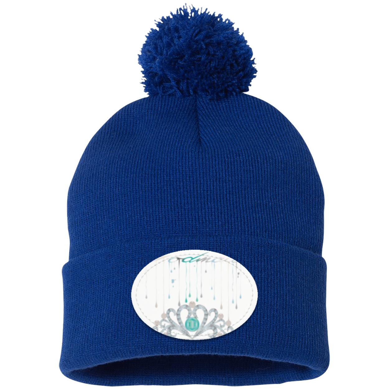 Ladies' Pom Pom Knit Cap