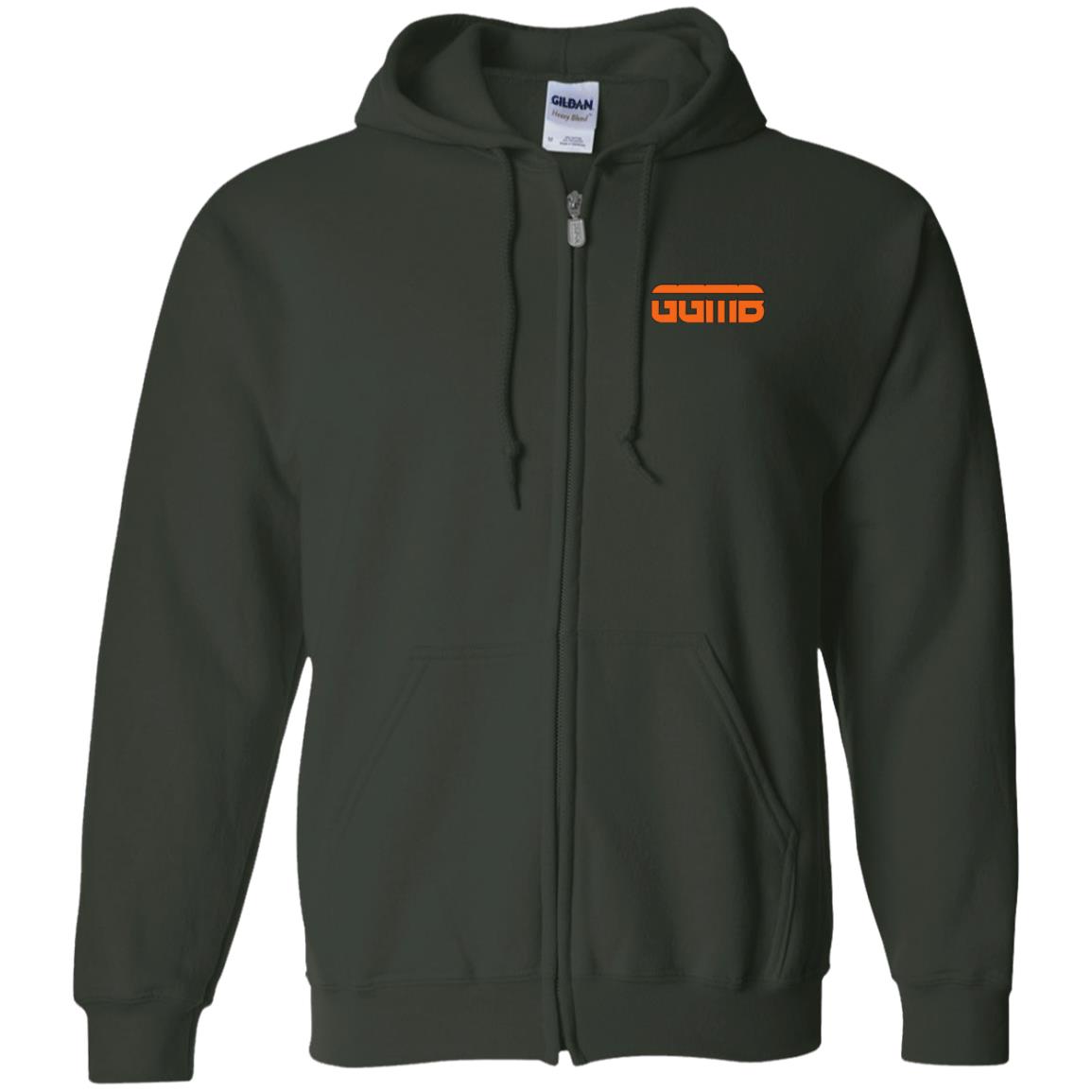 GGM (God Got My Back) Orange Zip Up Hoodie