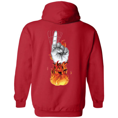 GGM (God Got My Back) Orange Zip Up Hoodie