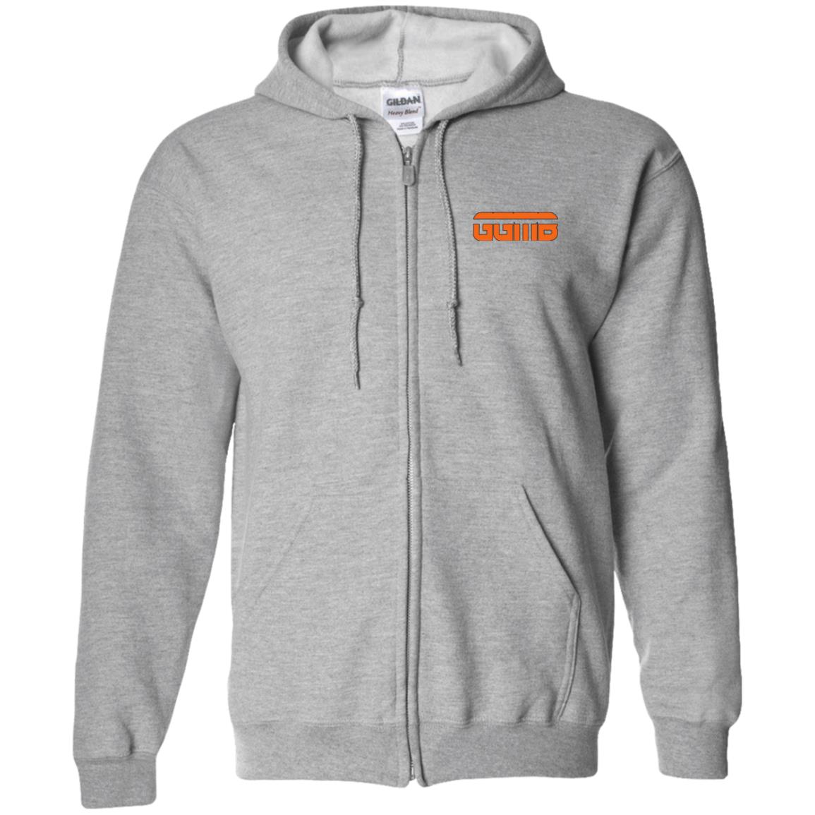 GGM (God Got My Back) Orange Zip Up Hoodie