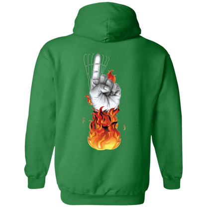 GGM (God Got My Back) Orange Zip Up Hoodie