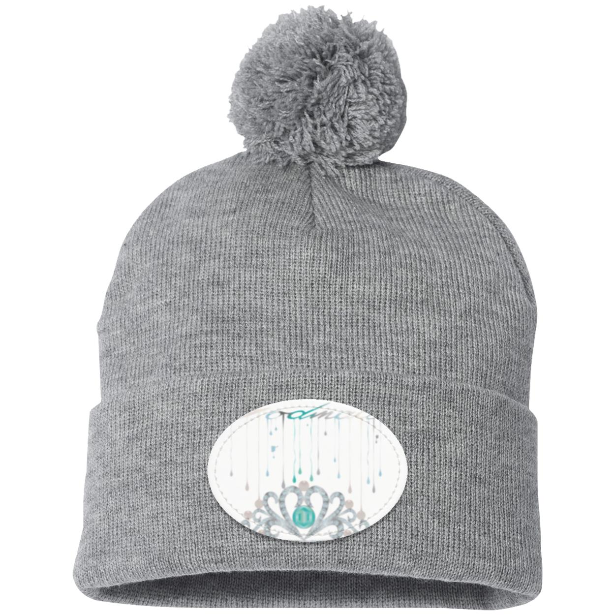 Ladies' Pom Pom Knit Cap