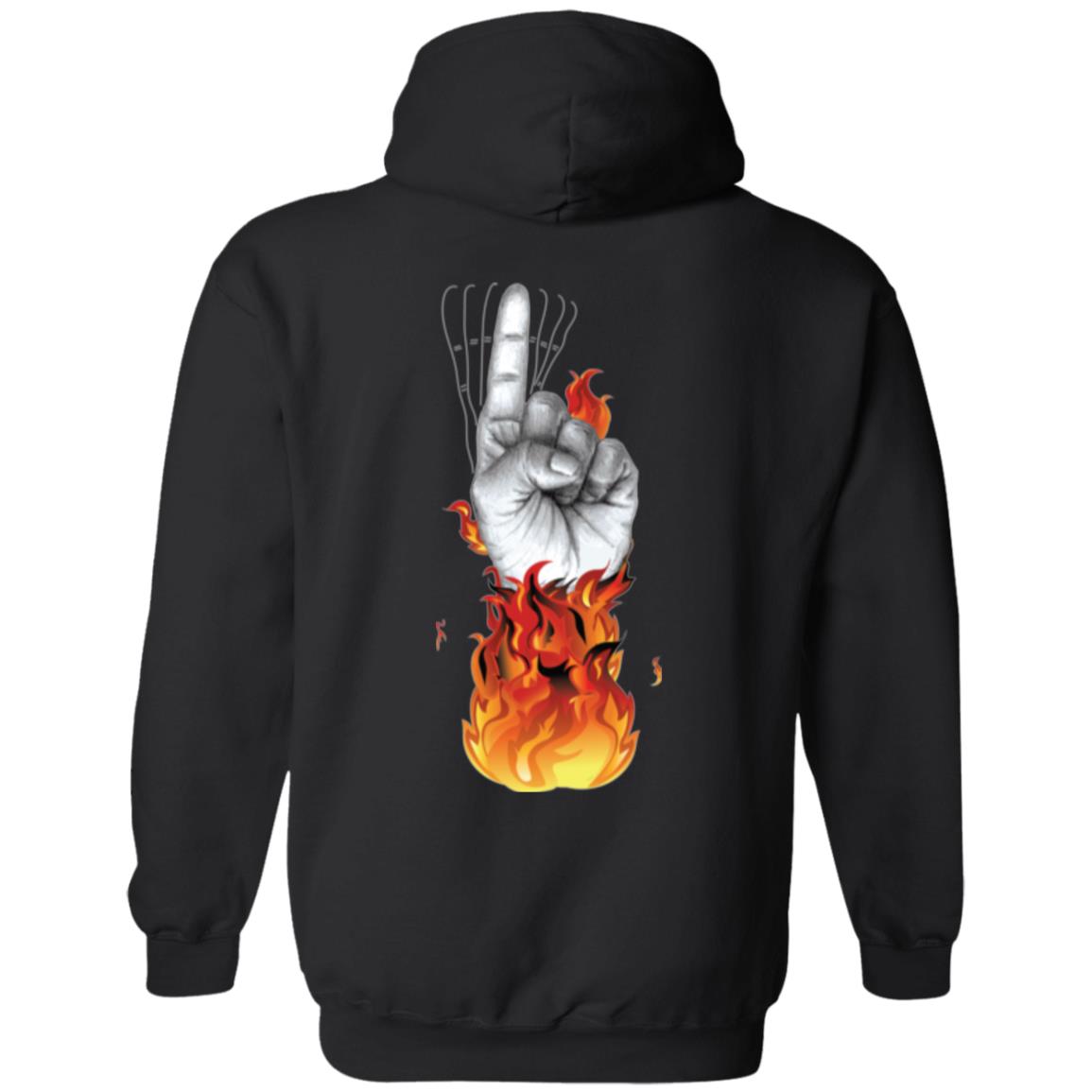 GGM (God Got My Back) Orange Zip Up Hoodie