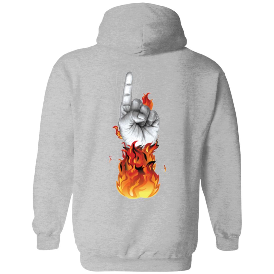 GGM (God Got My Back) Orange Zip Up Hoodie