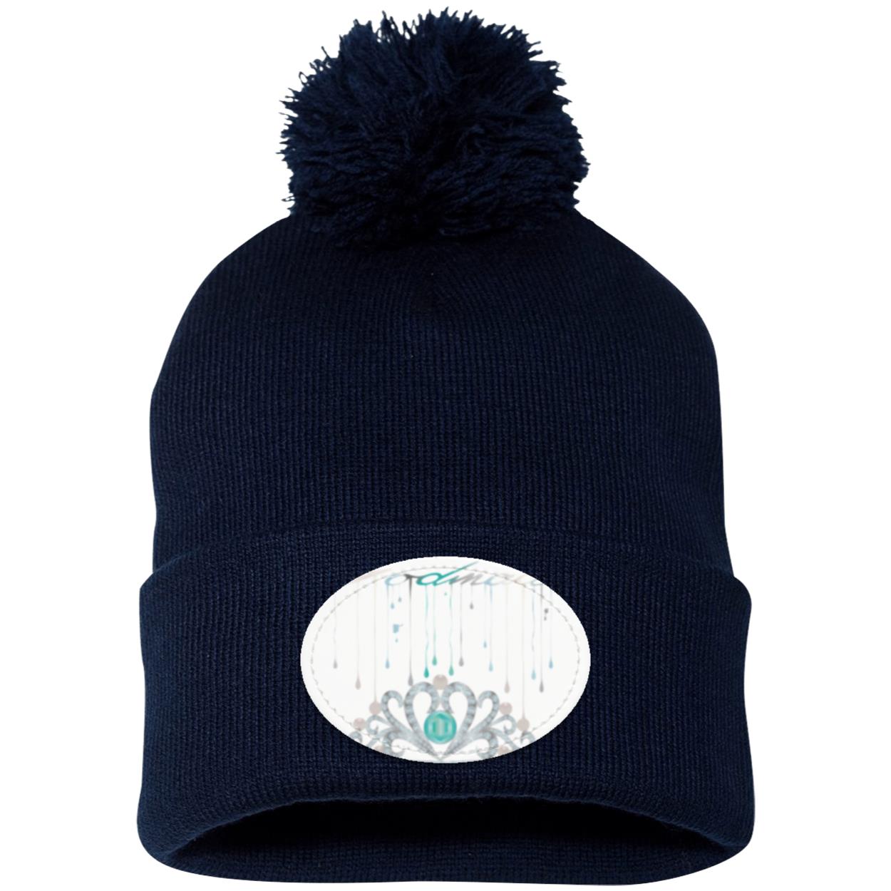 Ladies' Pom Pom Knit Cap