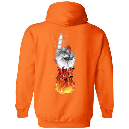 GGM (God Got My Back) Orange Zip Up Hoodie