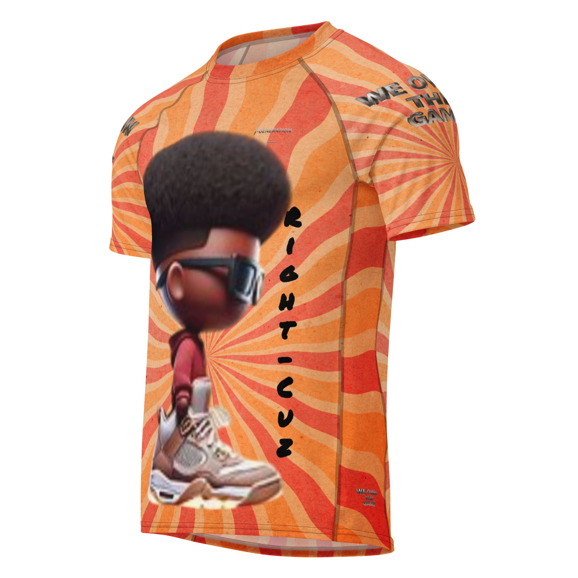 Genright Rash Guards J-Generation (Right-Cuz) Just Ride Men’s Rash Guard – God Made Designs